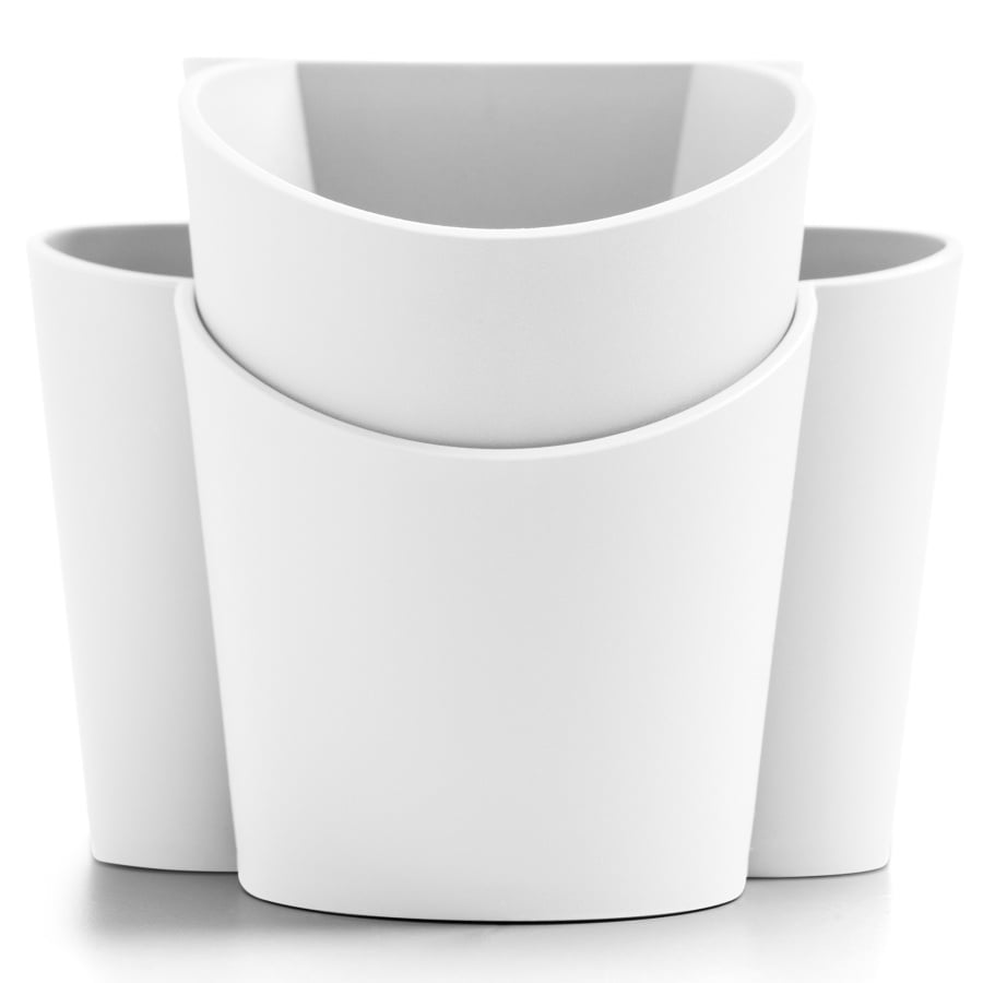 Gocciolo pojemnik na sztućce biały