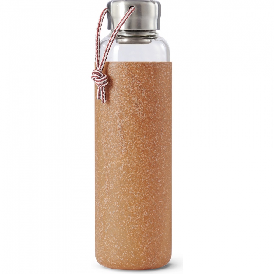 BB - Butelka szklana na wodę 600ml, migdałowa