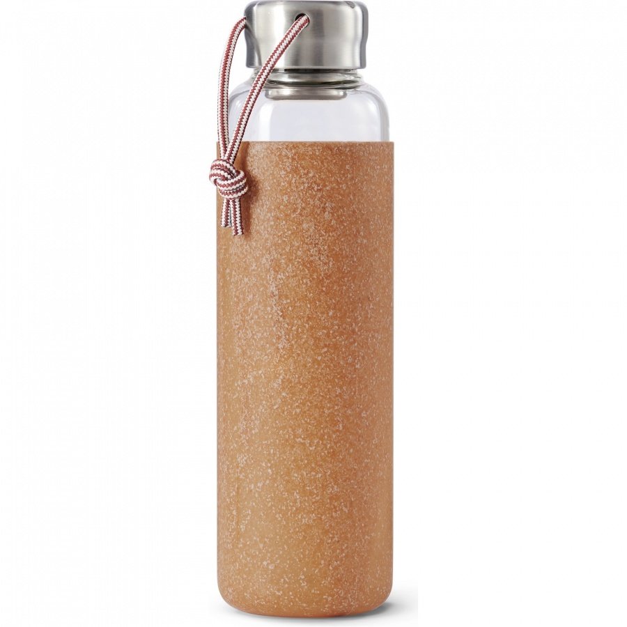 BB - Butelka szklana na wodę 600ml, migdałowa