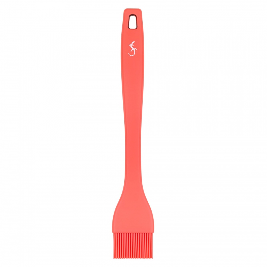 Pędzel do marynaty, silikon, 25,5 cm, czerwony