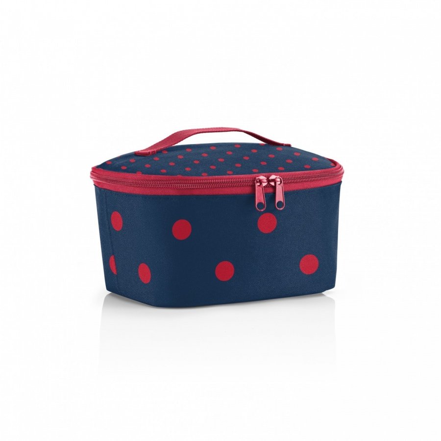 Torba coolerbag s pocket mixed dots red