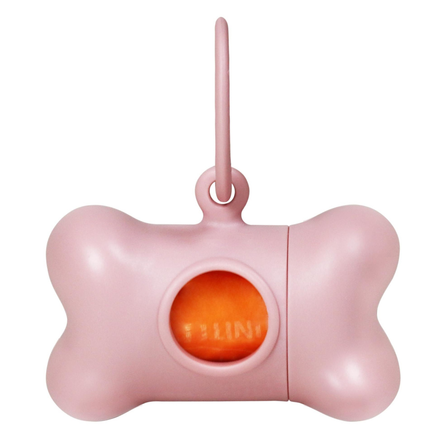 Pojemnik na worki bon ton, różowy