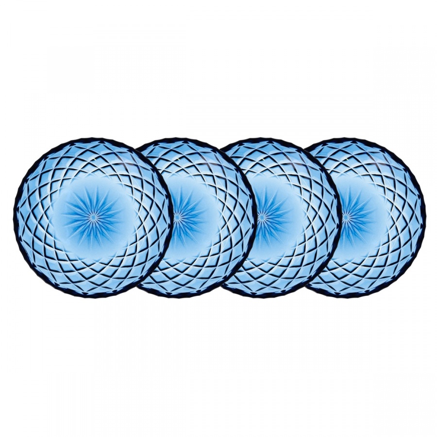 Talerze sorrento 16 cm niebieskie 4 sztuki 27796