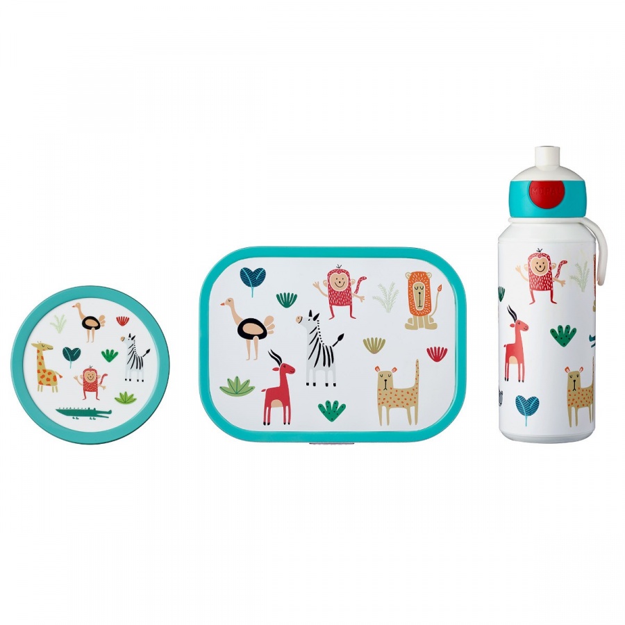 Lunch set campus 3 el. animal friends 107410865373