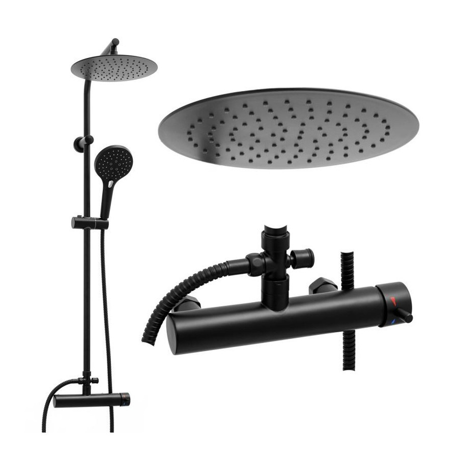 Zestaw natrysk bateria prysznicowa z deszczownicą 25 cm - yoka