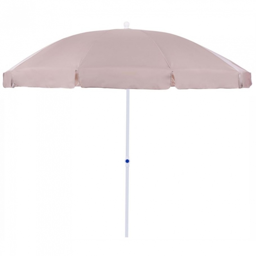 Parasol ogrodowy metalowy 250 cm : Kolor - Khaki