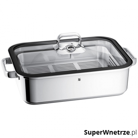 Brytfanna do gotowania na parze WMF Vitalis srebrna
