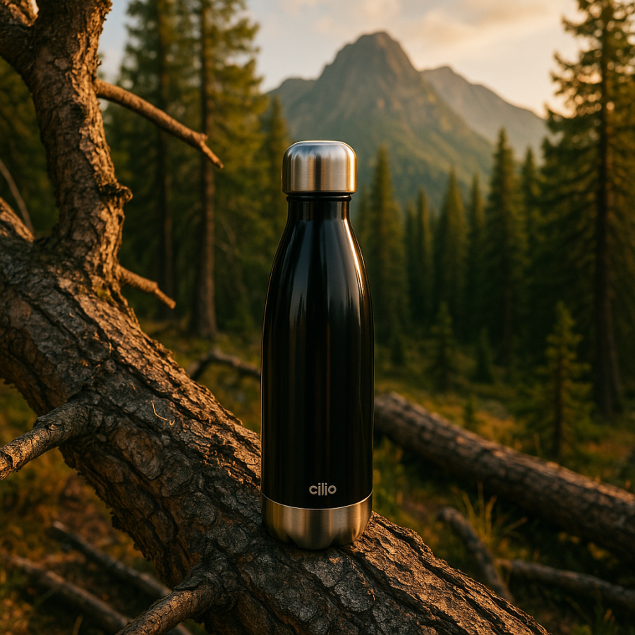 Butelka termiczna 500 ml Cilio czarna