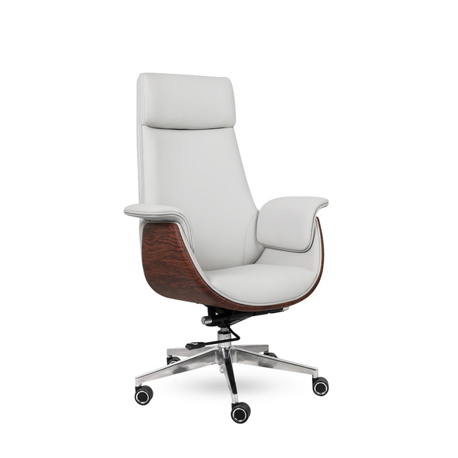 Fotel biurowy admiral szary