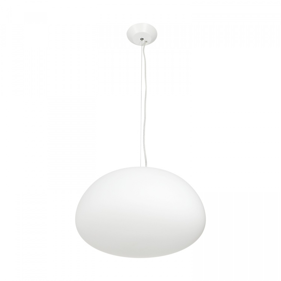 Lampa wisząca lucidum flat biała 40 cm
