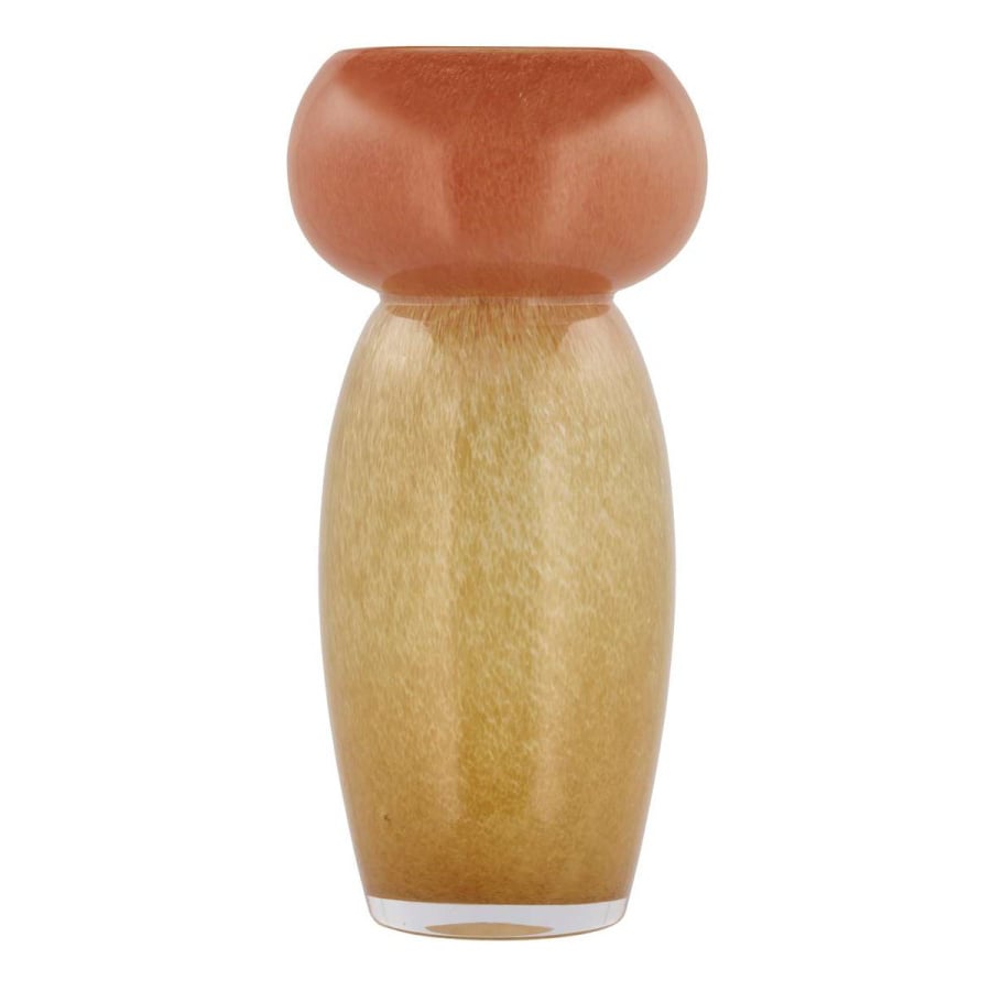 Wazon 14,5x30cm yellow/amber Styles 32376