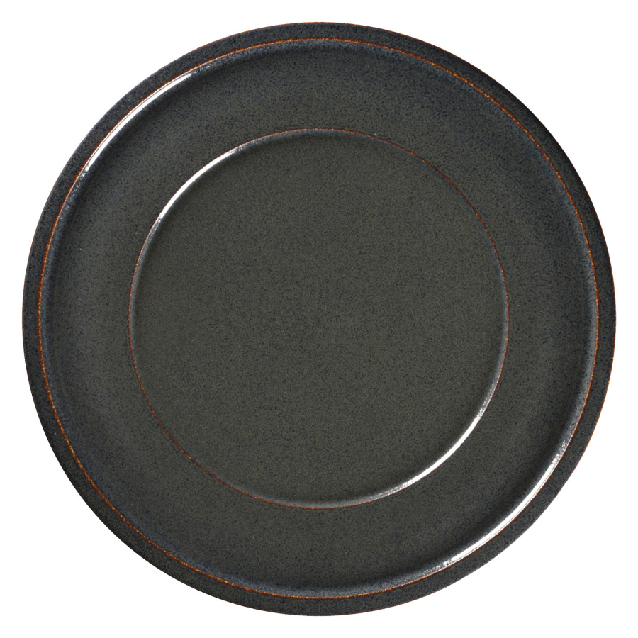 Stone talerz płaski śr. 28 cm wulkaniczny