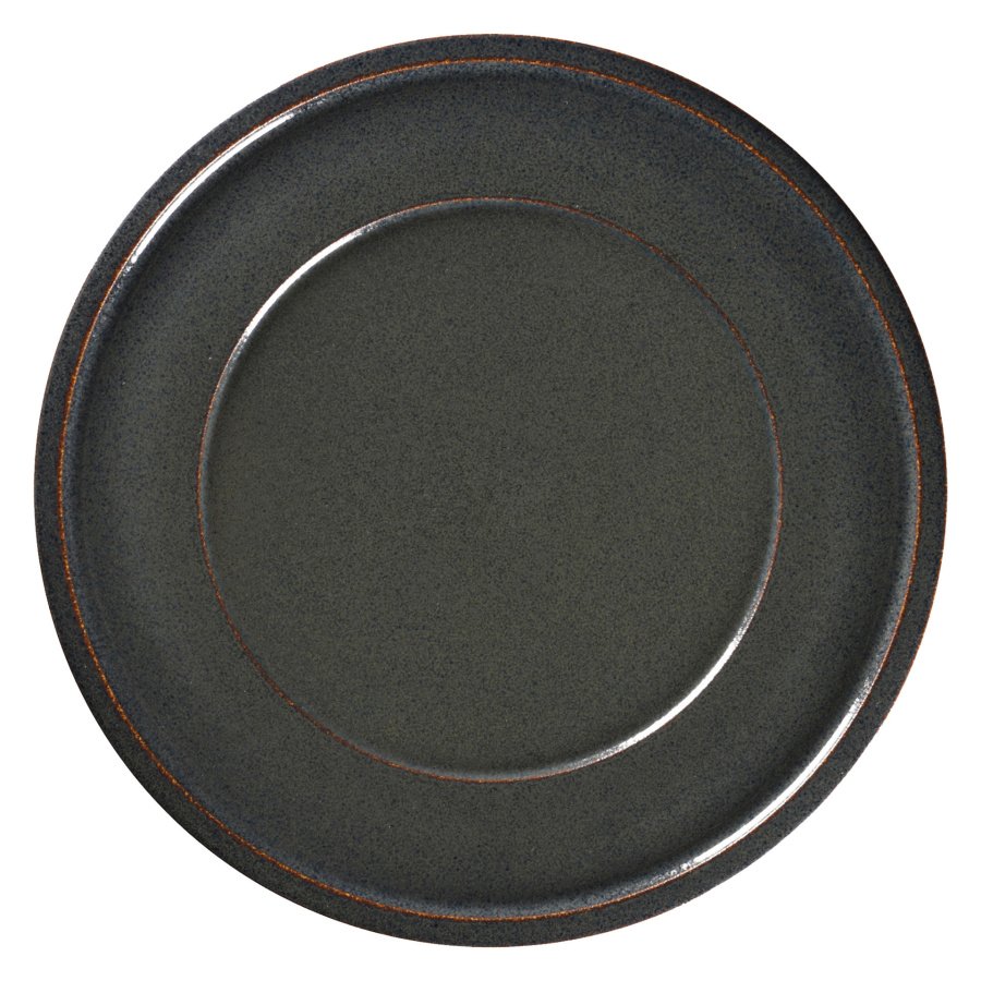 Stone talerz płaski śr. 28 cm wulkaniczny