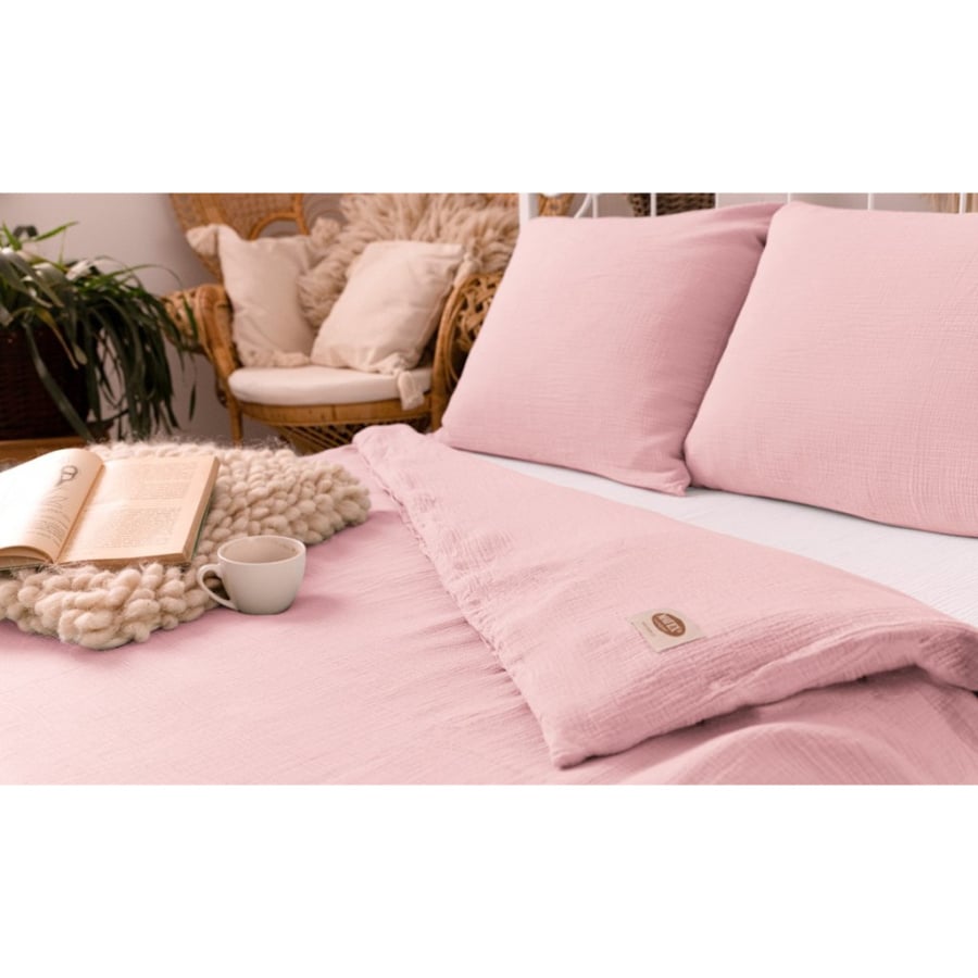 Pościel bawełniana MUŚLINOWA (160x200-1,70x80-2)