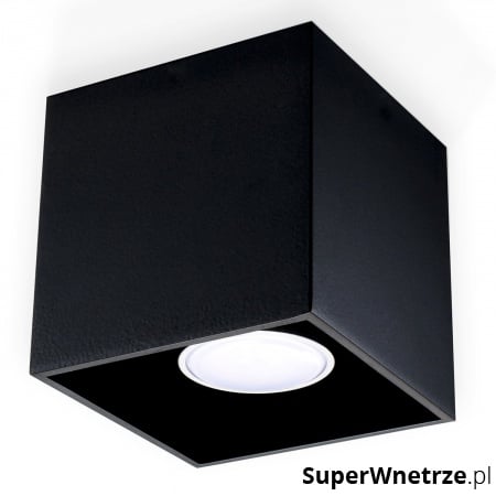 Lampa natynkowa Quad czarna