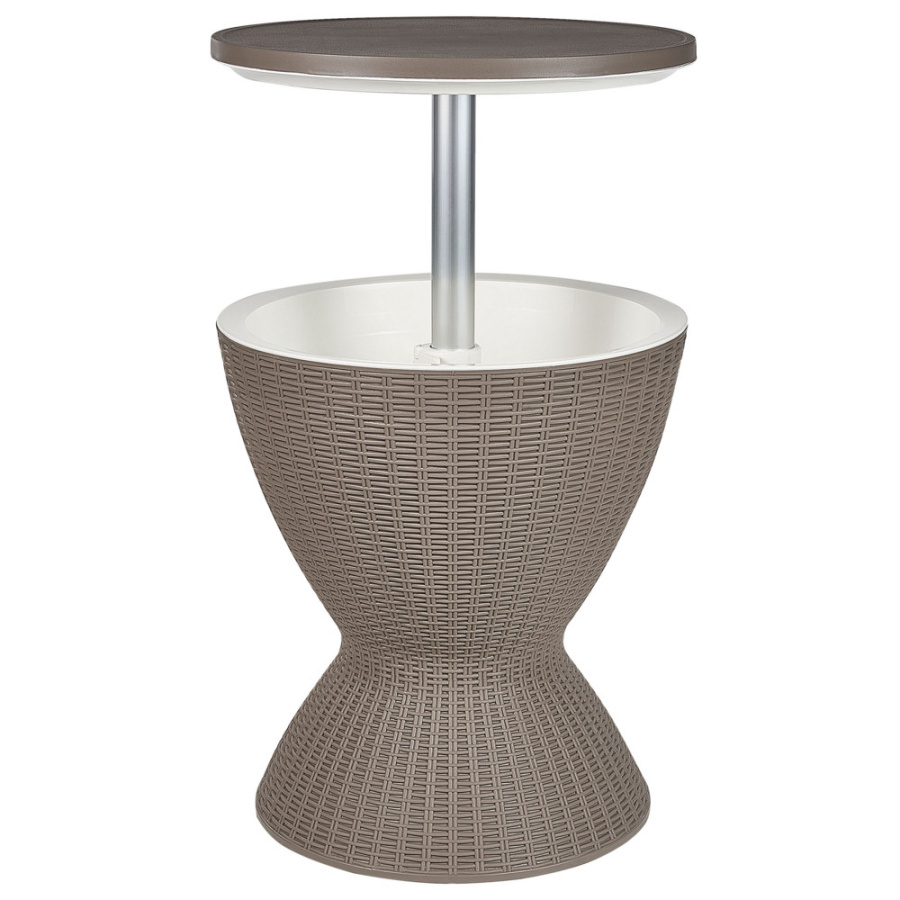 Stół ogrodowy plastik beżowoszary aisa