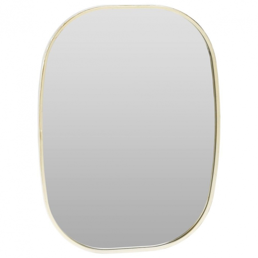 Lustro ścienne złote 28x40 cm