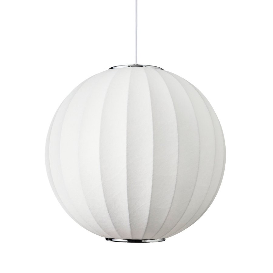 Lampa wisząca silk biała 30 cm