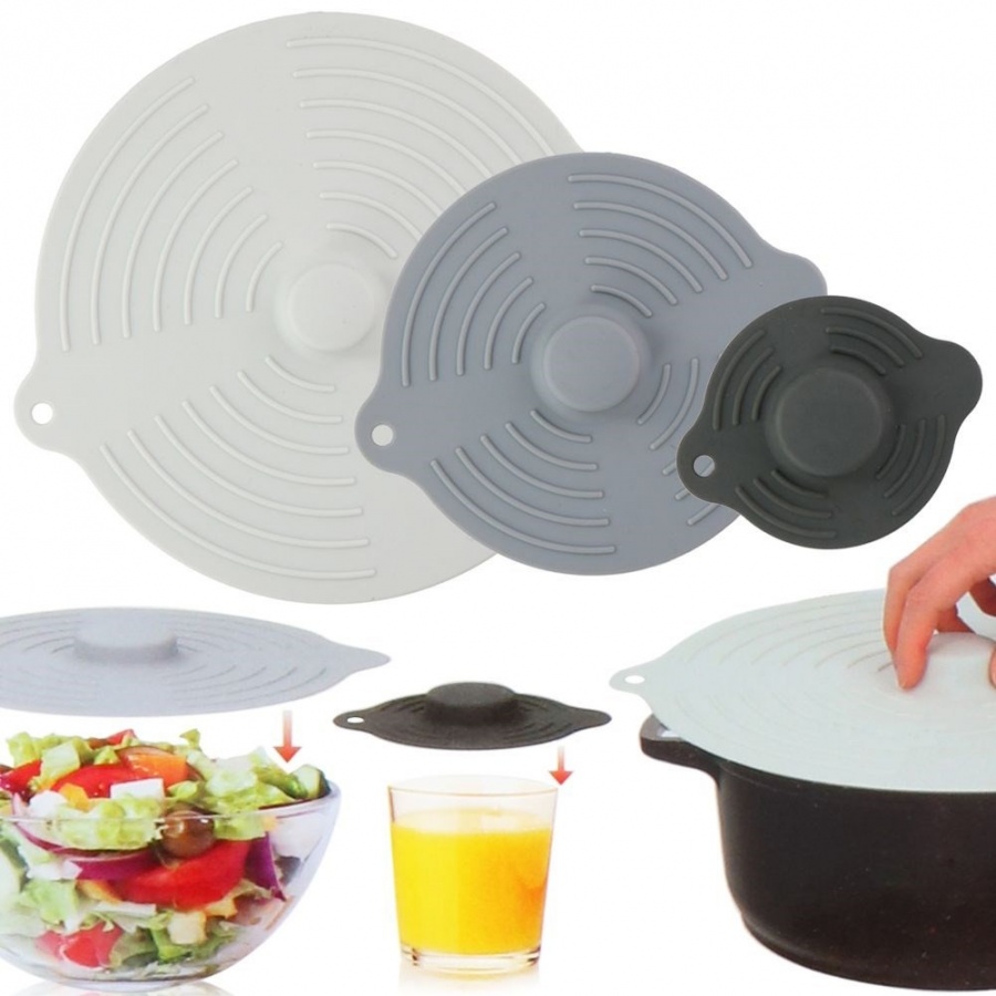 Pokrywka silikonowa 12/20/28 cm 3 szt.