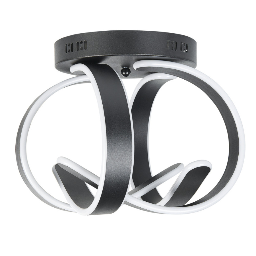 Lampa sufitowa led nura metal czarny