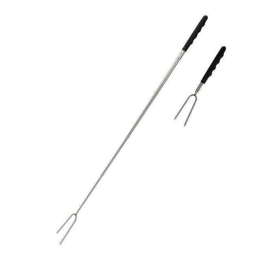 Kij na ognisko, kiełbasę, rozkładany, widelec, widełki