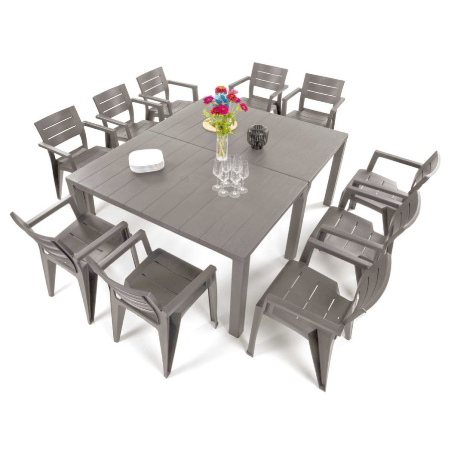 Zestaw jadalniany julie 10+1 : kolor - cappuccino