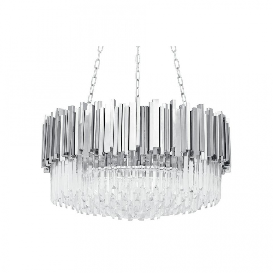 Lampa wisząca IMPERIAL SILVER 80 - stal, kryształ