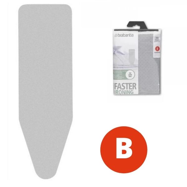 Pokrowiec na deskę do prasowania 124x38cm Brabantia srebrny