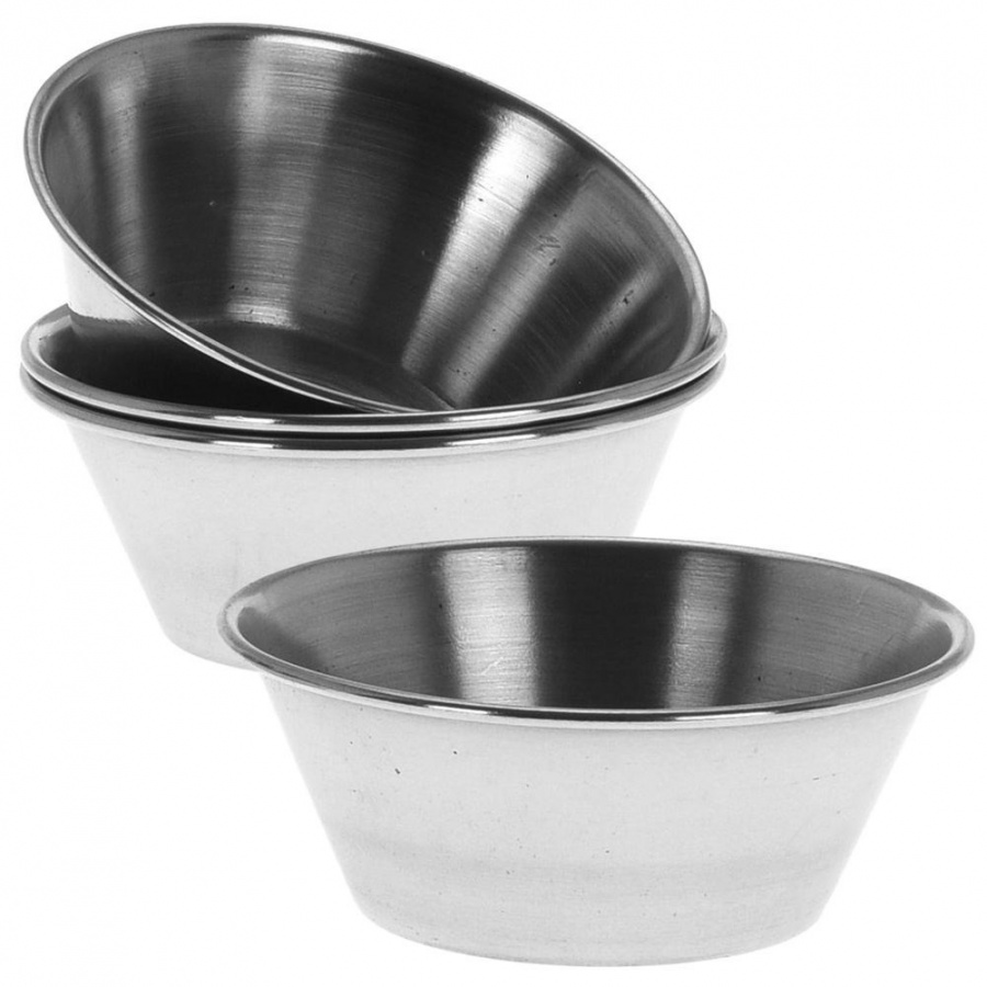 Miseczka na sos dipówka stalowa 40 ml 4 szt.