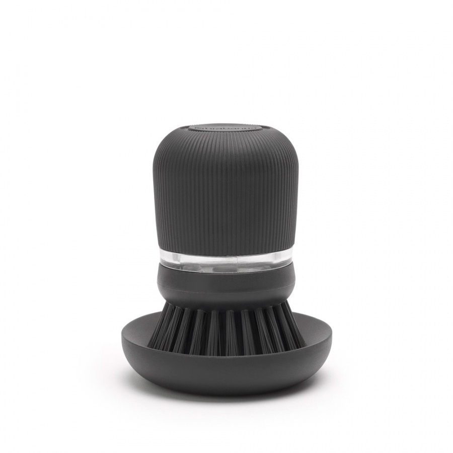 Szczotka z dozownikiem na płyn SinkSide ciemnoszara 302626