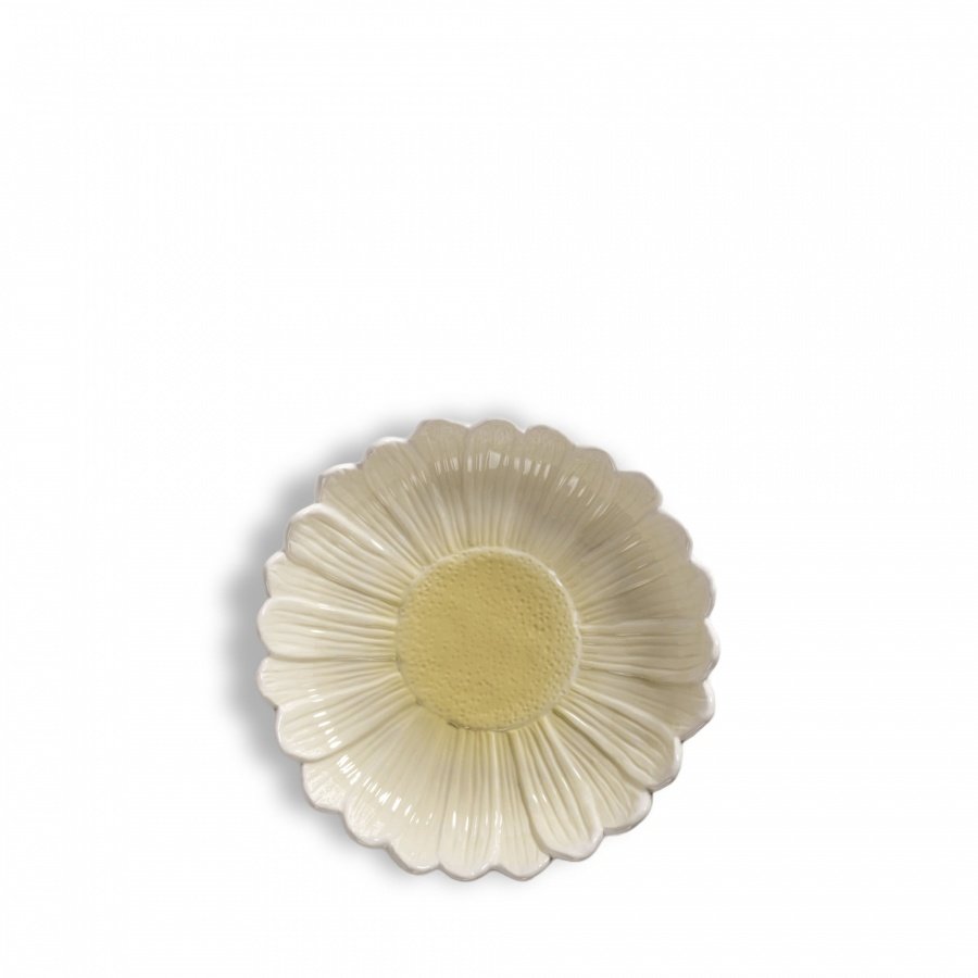 Talerz głęboki, dolomit, śred. 27 x 5,5 cm, biały