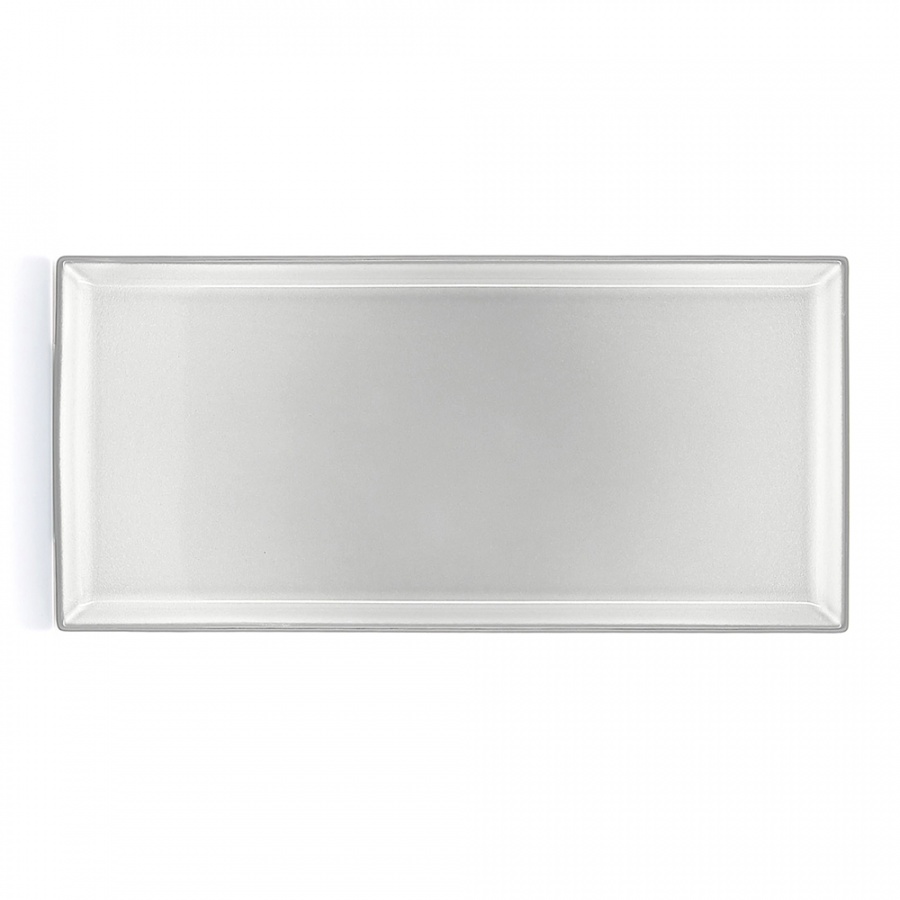 EQUINOXE Talerz prostokatny 32,5x15 cm, szary
