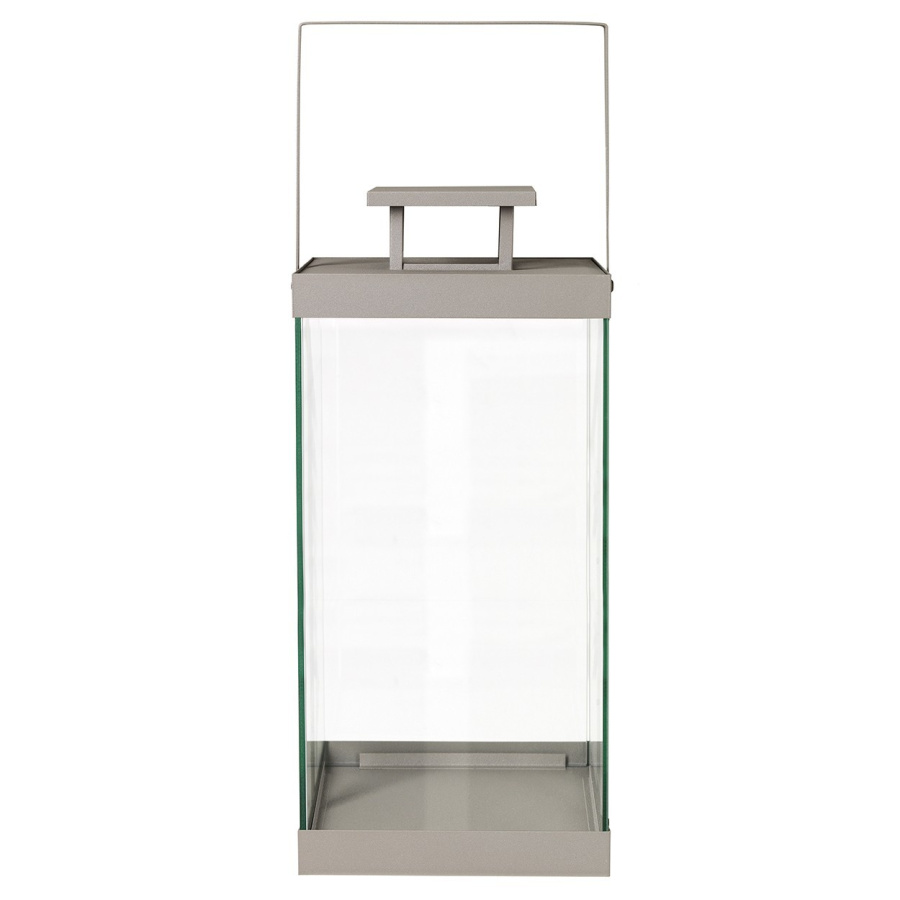 LATARNIA FINCA, H 36, STEEL GRAY