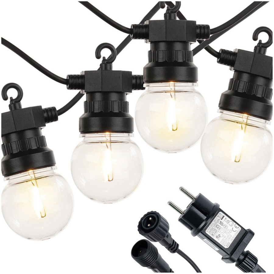 Girlanda ogrodowa led 9,5 m 20 szt.