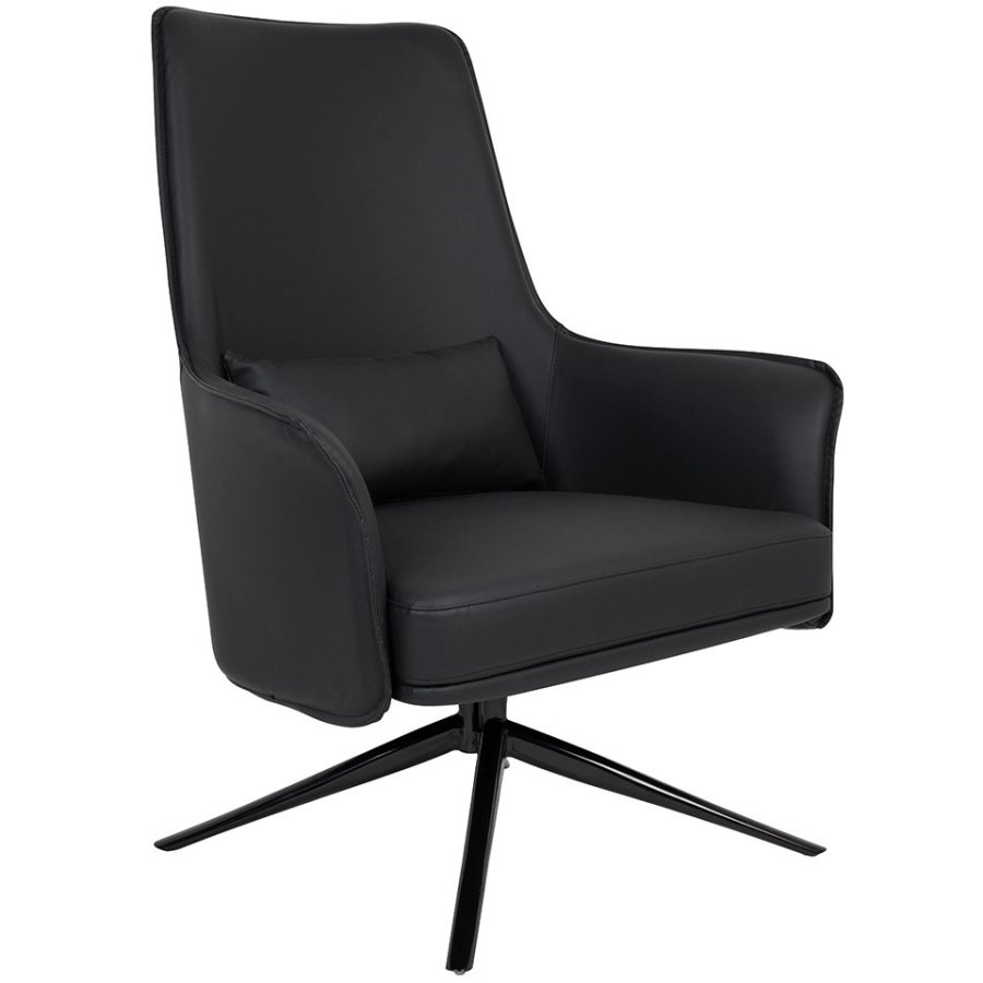 Fotel victor czarny pu