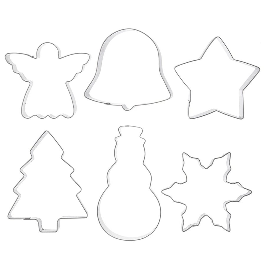 Wykrawacze do ciastek stalowe 6 szt.