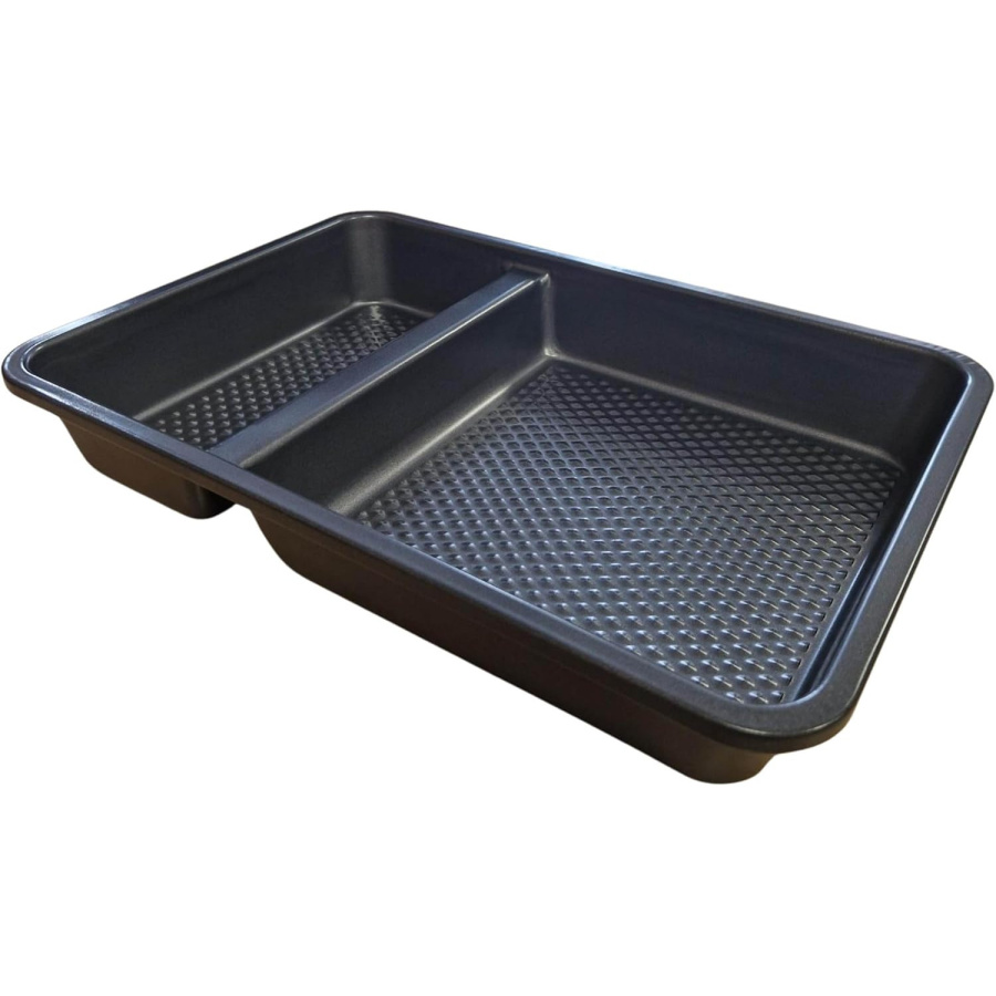 Metalowa forma do pieczenia dwukomorowa 34cm