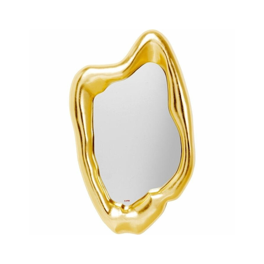 Kare lustro ścienne hologram 117x68 cm złote