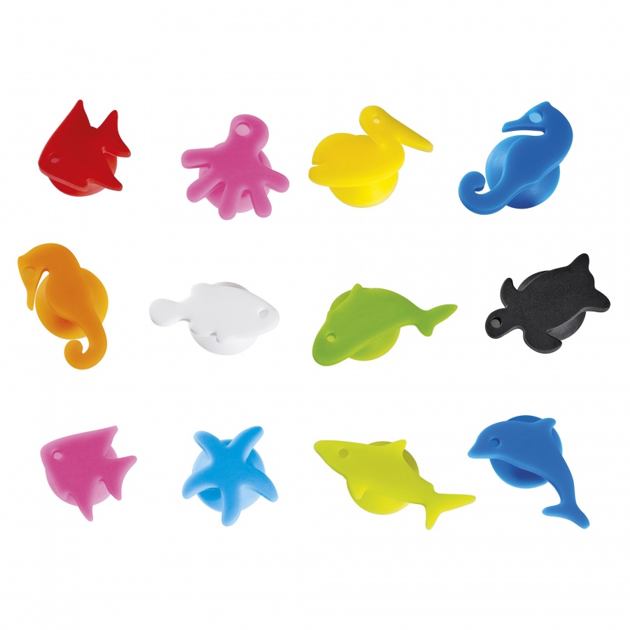 Znaczniki do kieliszków, 12 szt.