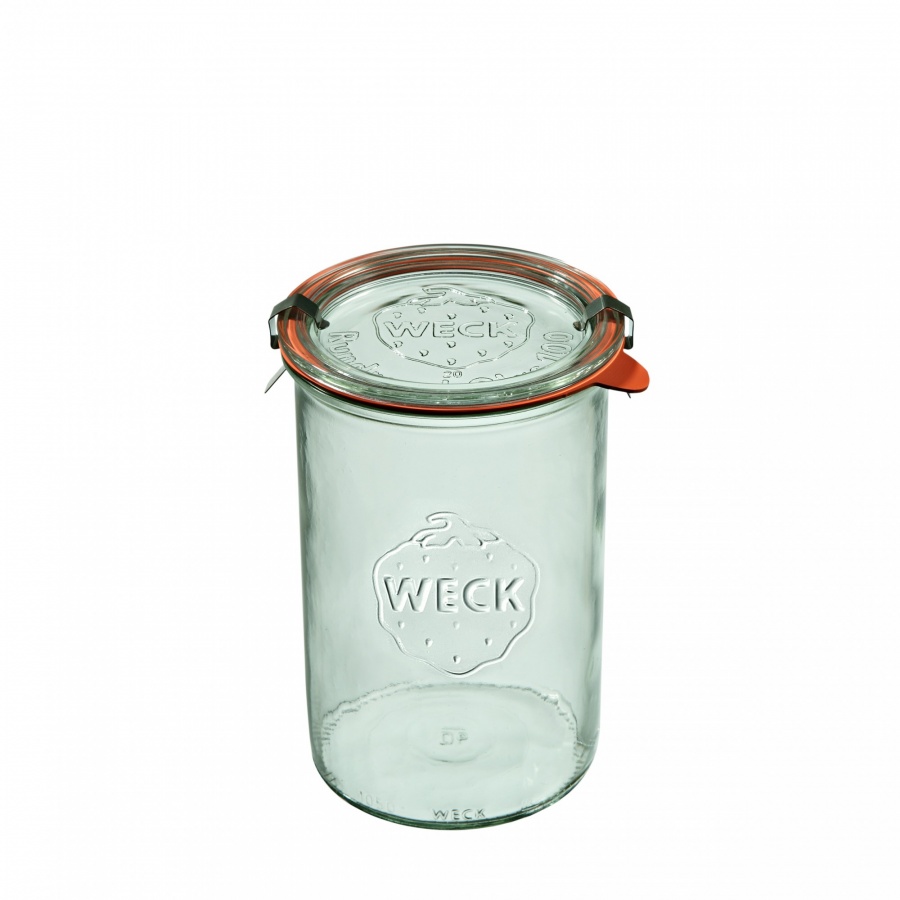 Słoik cylindryczny 1000 ml (6 szt),pok,usz, zap x2