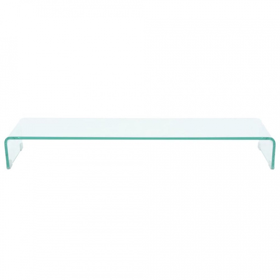 Podstawka pod monitor / telewizor szklana 100x30x13 cm