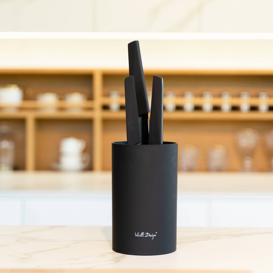 Blok do noży Vialli Design Nero czarny