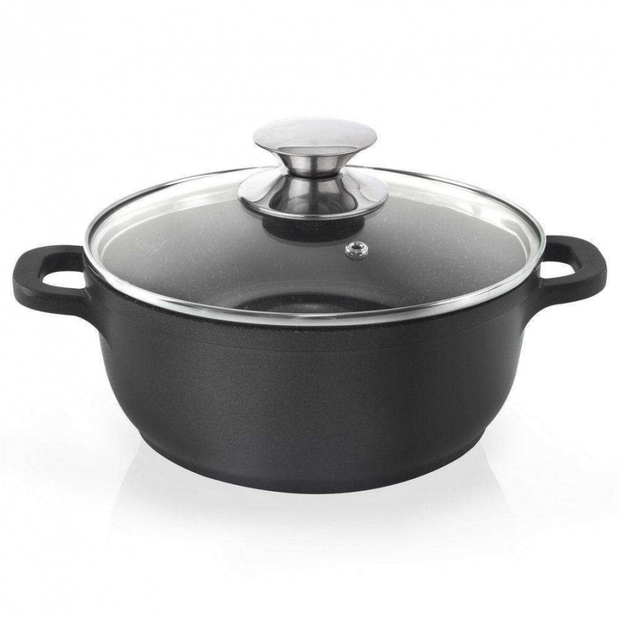 Garnek granitowy, indukcja, GRANDE, ORION, 4 l, 24 cm