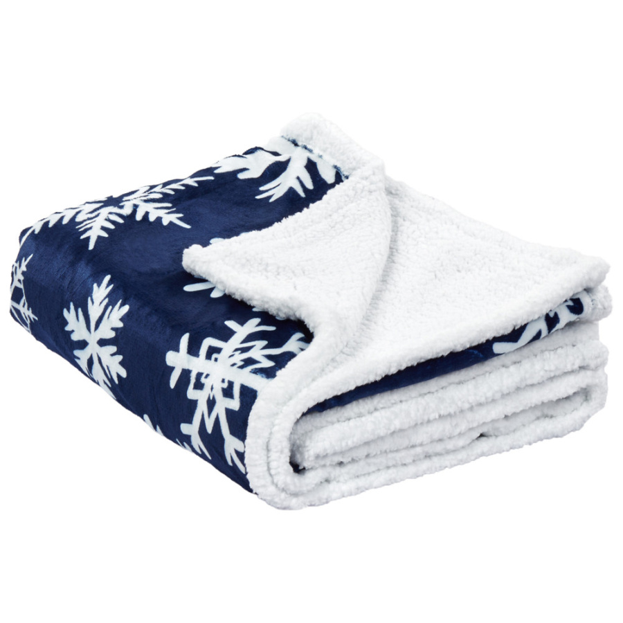 Koc anise 150 x 200 cm ciemnoniebieski