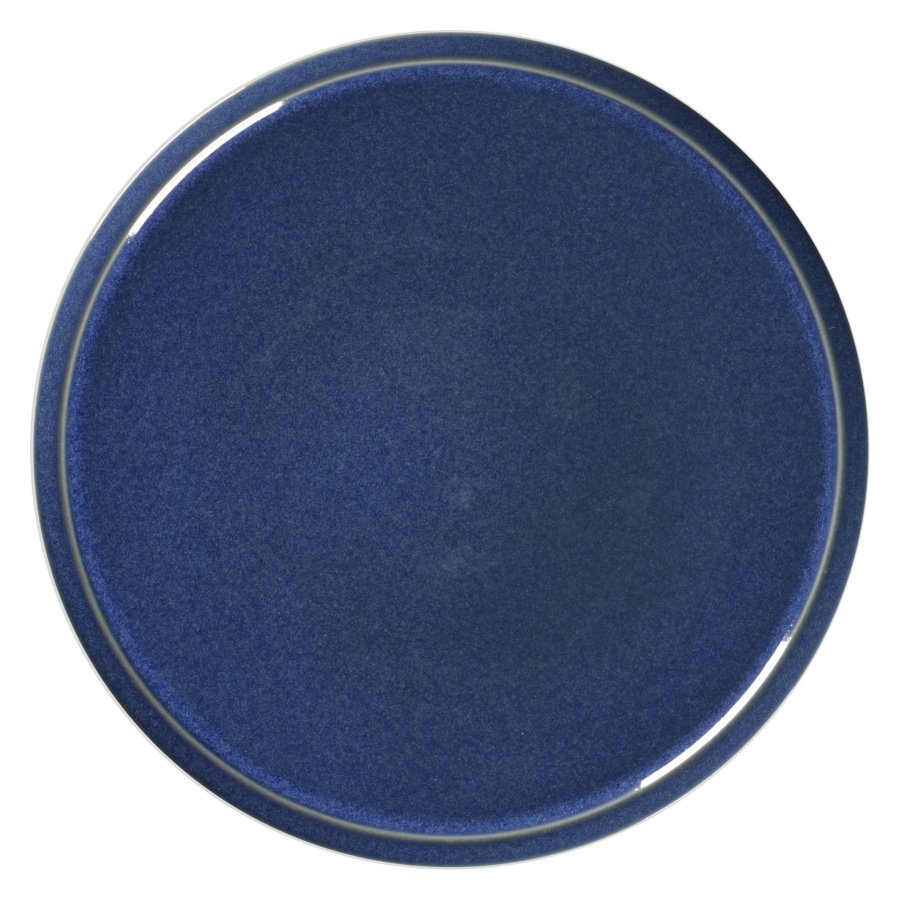 Stone talerz płaski 24 cm kobaltowy