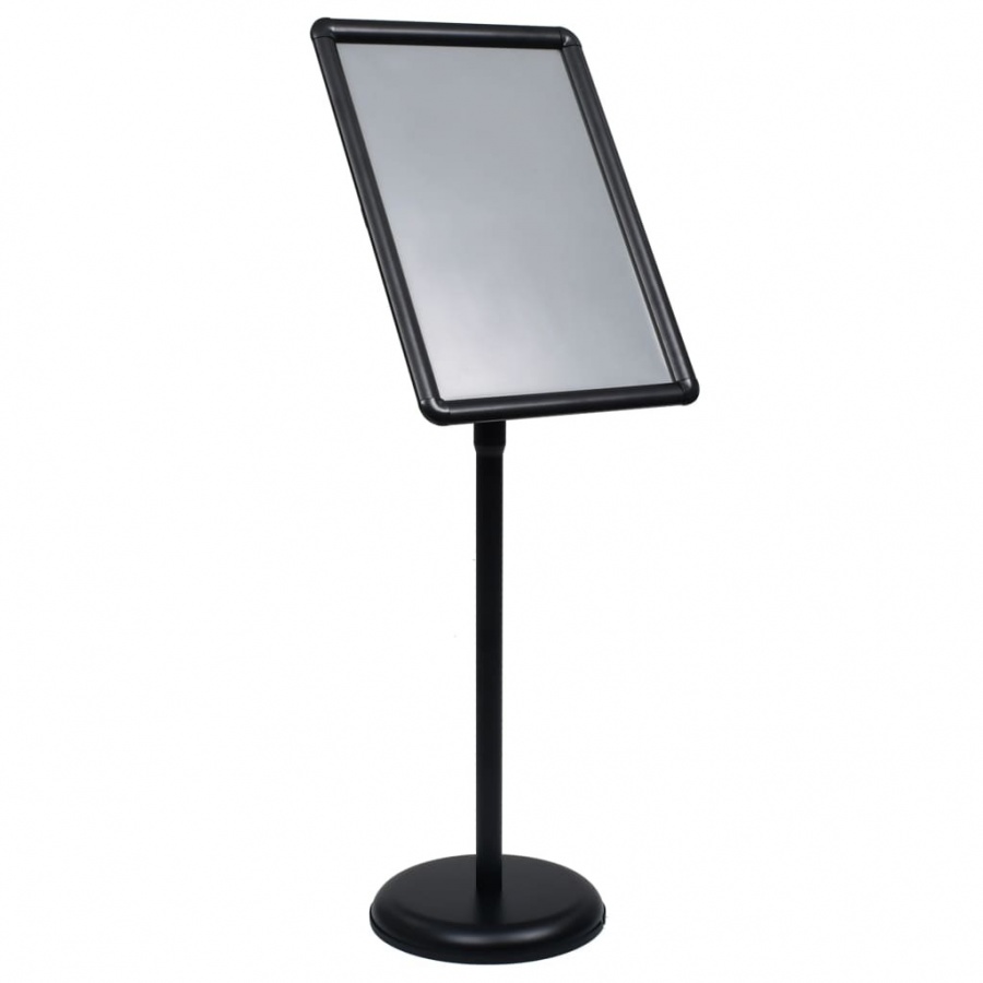 Stojak na plakat A3, czarny, stop aluminium