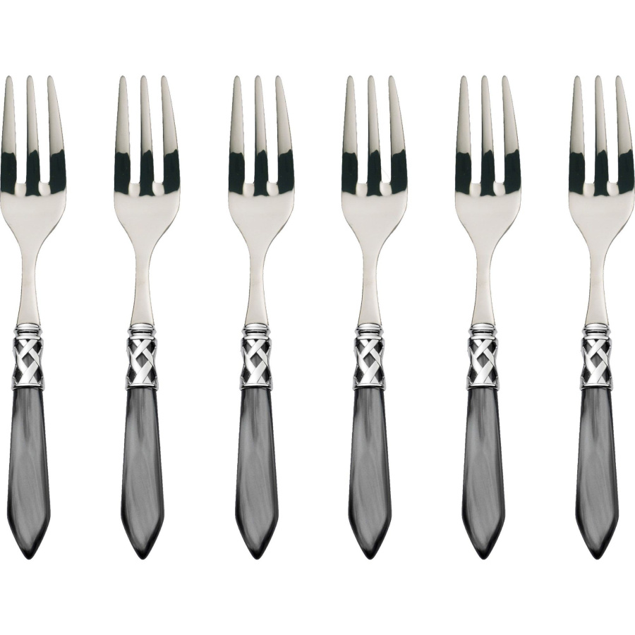 Aladdin black komplet 6 widelczyków