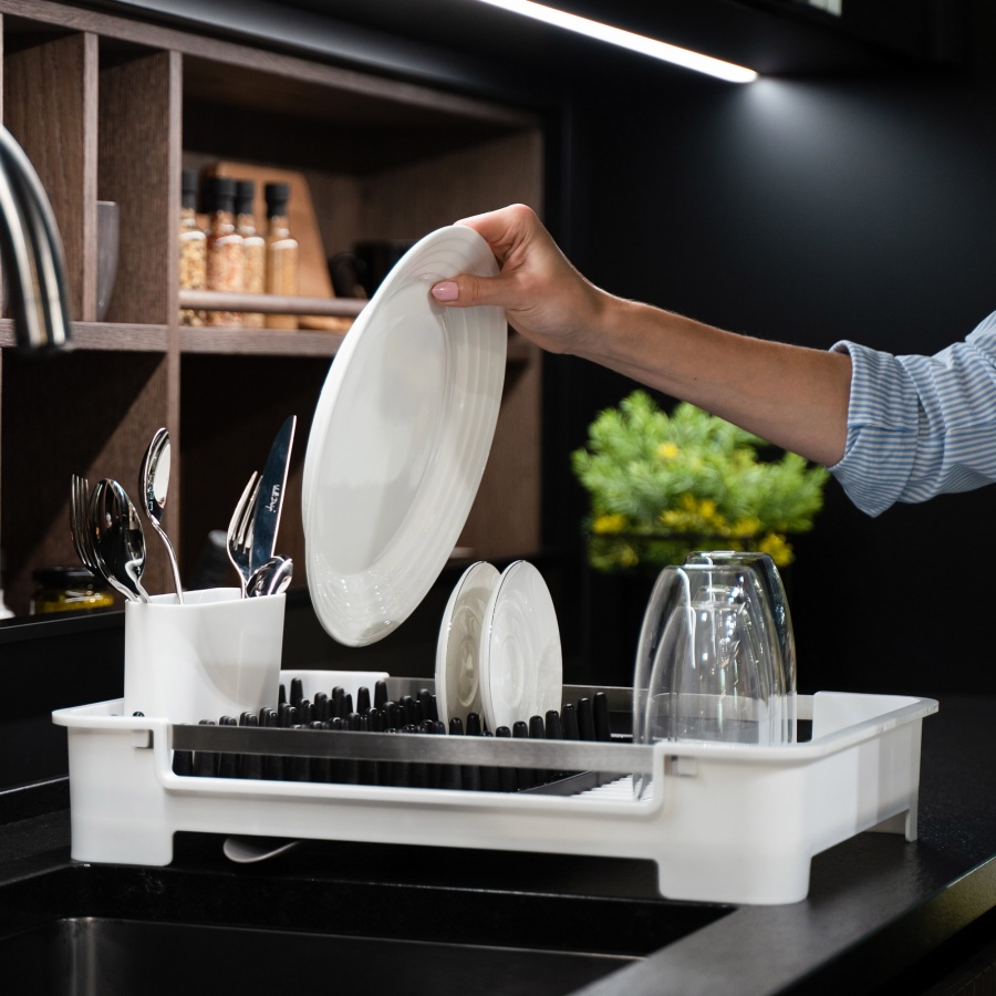 Ociekacz na naczynia SOHO biały 8463