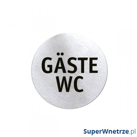 Szyld Gaste WC Blomus Signo okrągły