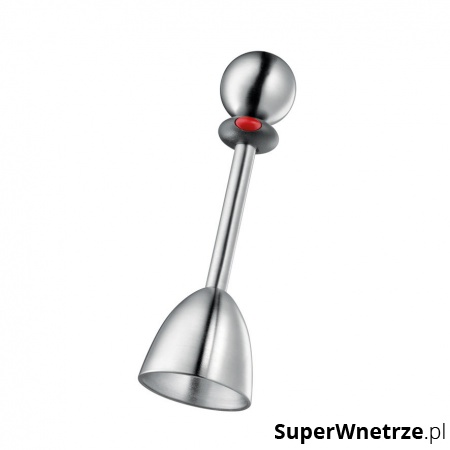 Stalowy obcinacz do czubków jajek 14 cm Kuchenprofi srebrny